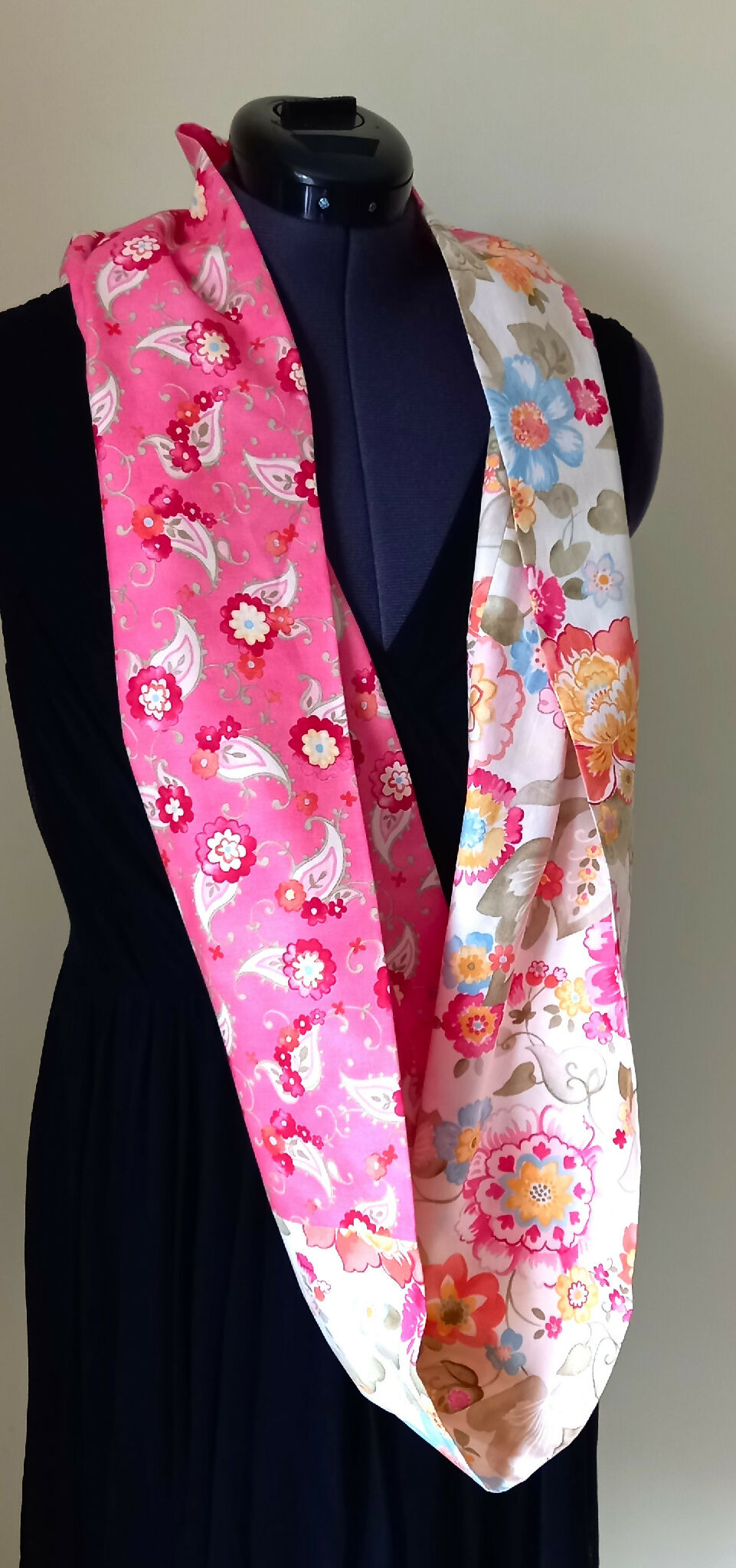 Infinity Scarf in Paisley Florals