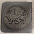 Welsh Dragon slate coasters laser engraved