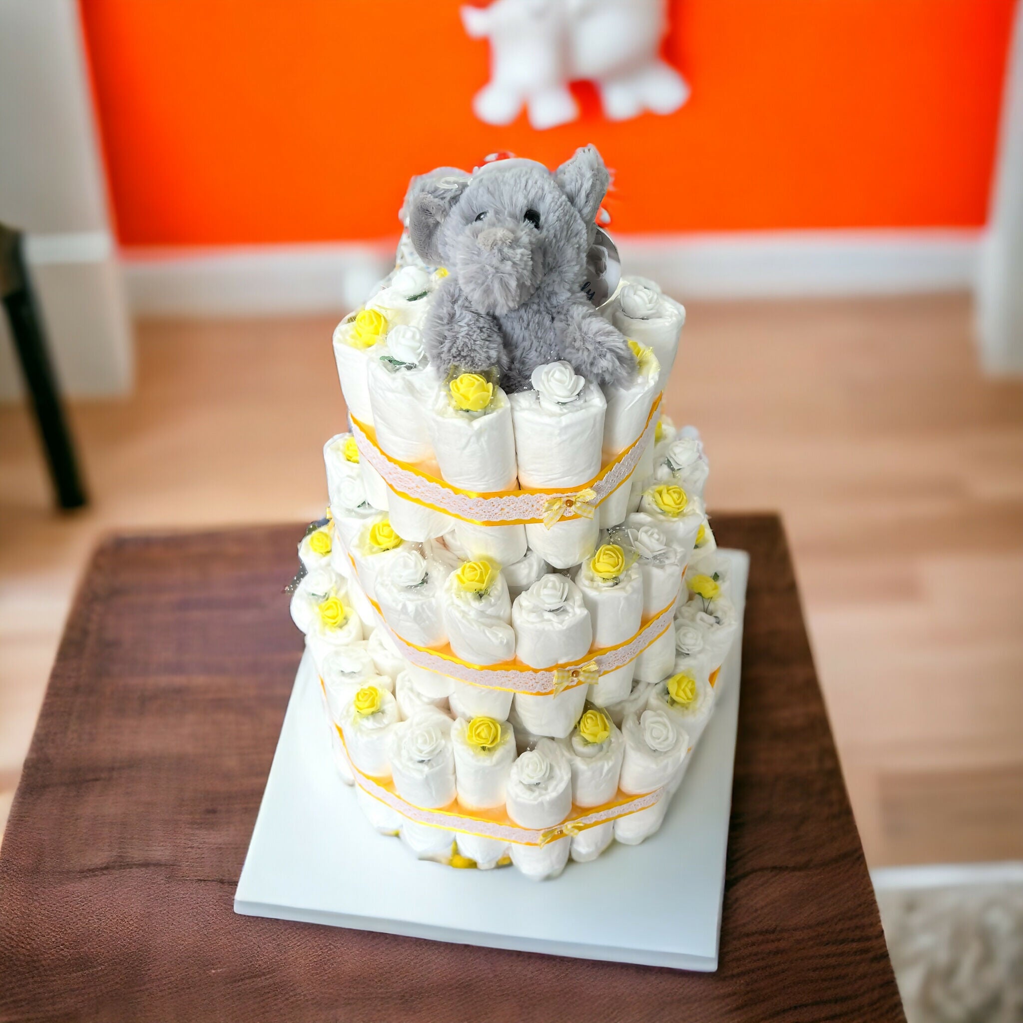 Baby gift nappy cake