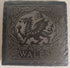 Welsh Dragon slate coasters laser engraved