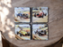 Vintage Racing Car Slate Coasters - Set of 4