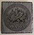 Welsh Dragon slate coasters laser engraved