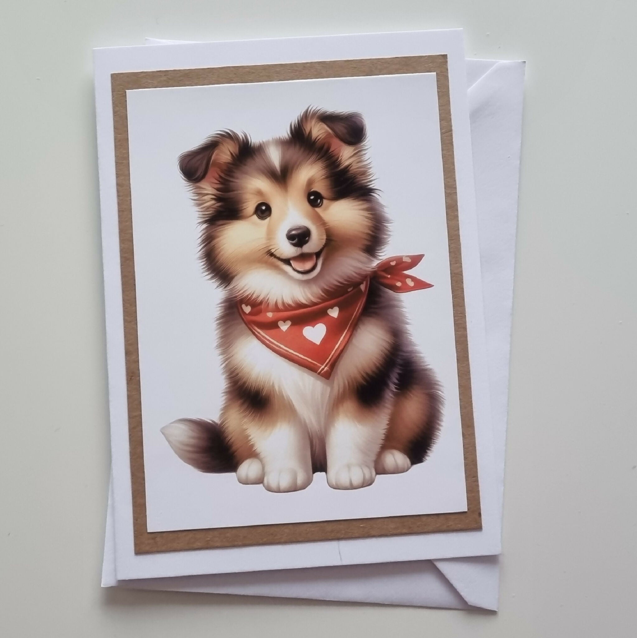 Handmade Card- Cute Puppy