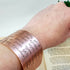 Shakespeare Quote Venus and Adonis Hand Stamped Copper Statement Cuff