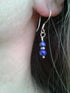 Lapis lazuli and sterling silver earrings