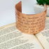 Shakespeare Quote Venus and Adonis Hand Stamped Copper Statement Cuff