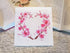 Mother's Day card of watercolour print of a cherry blossom heart