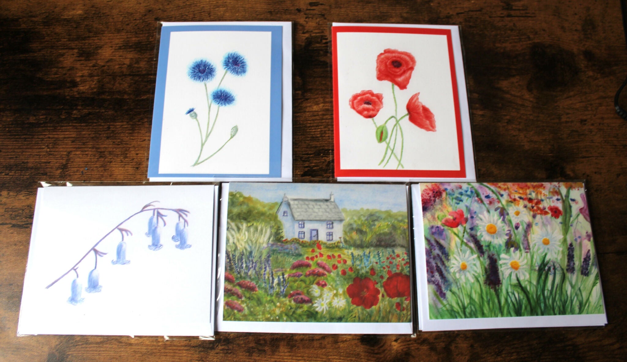 Floral Greetings Card Collection 1