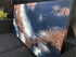 CEDAR MESA - Textured acrylic art canvas in navy and copper