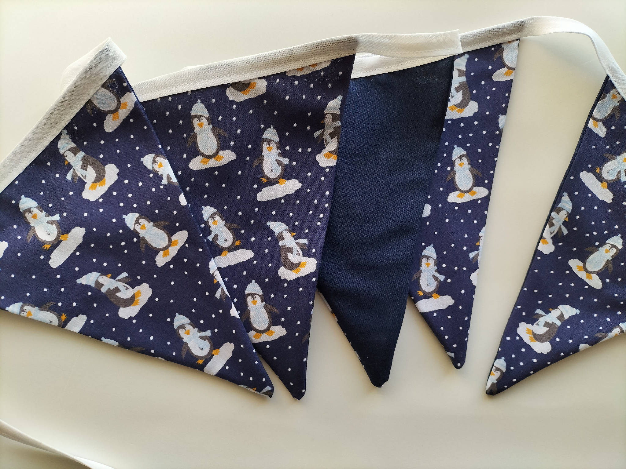 Penguin Christmas bunting