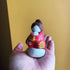 Mam Fach, red haired Siol Fagu Mother with Baby Clay Ornament