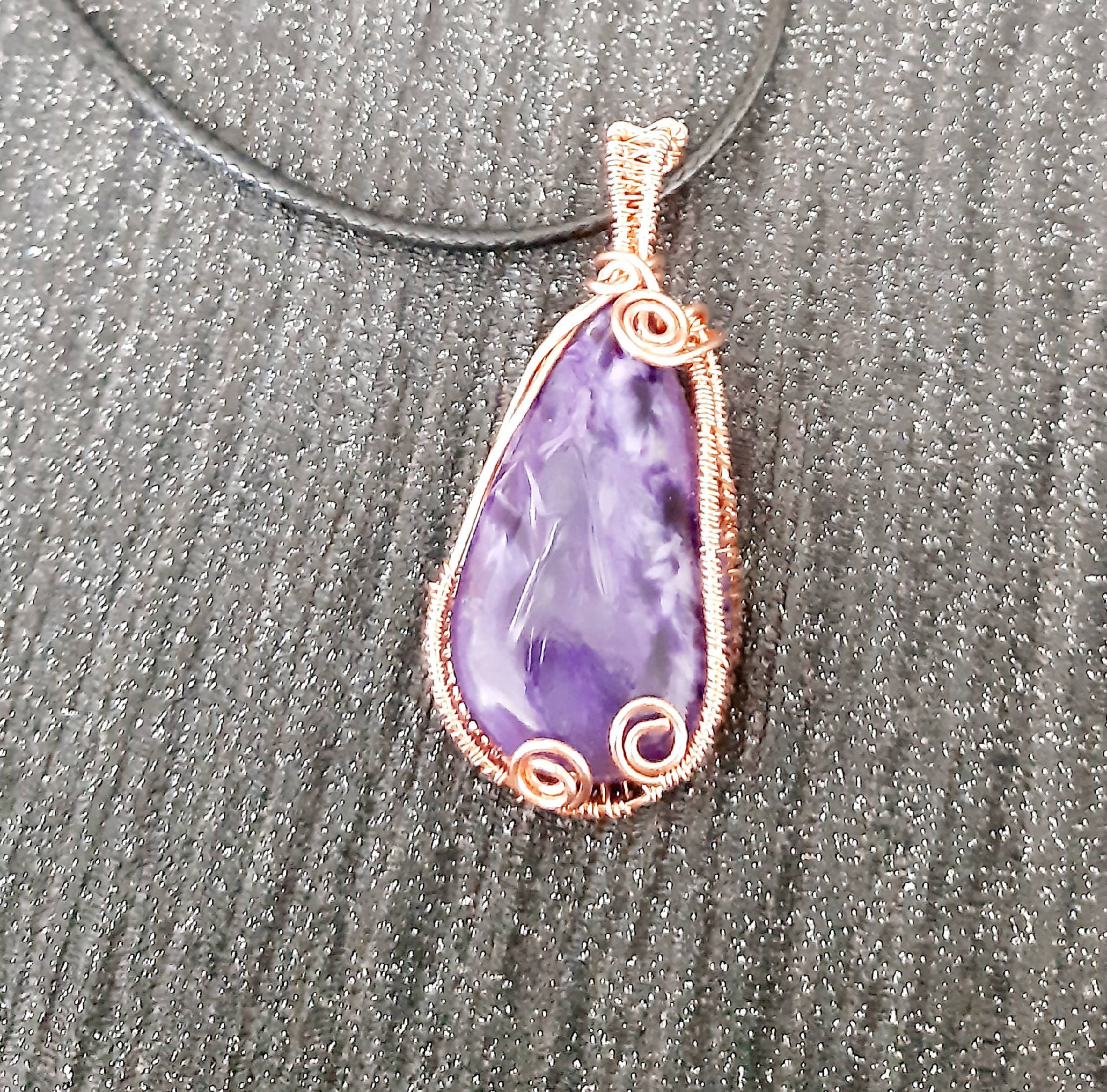 Charoite pendant