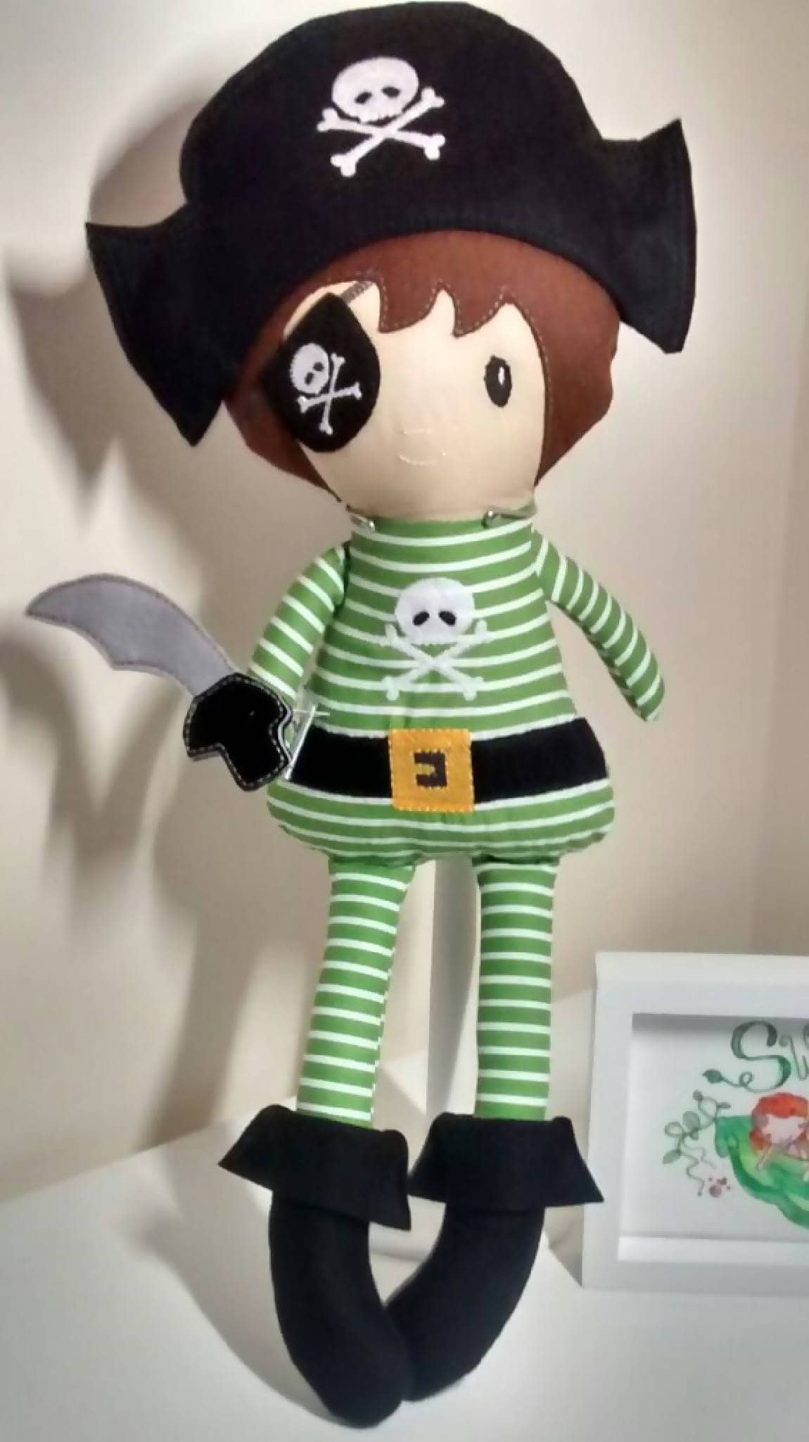 Sweetpea Pirate Doll