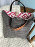 Wool shopper tote