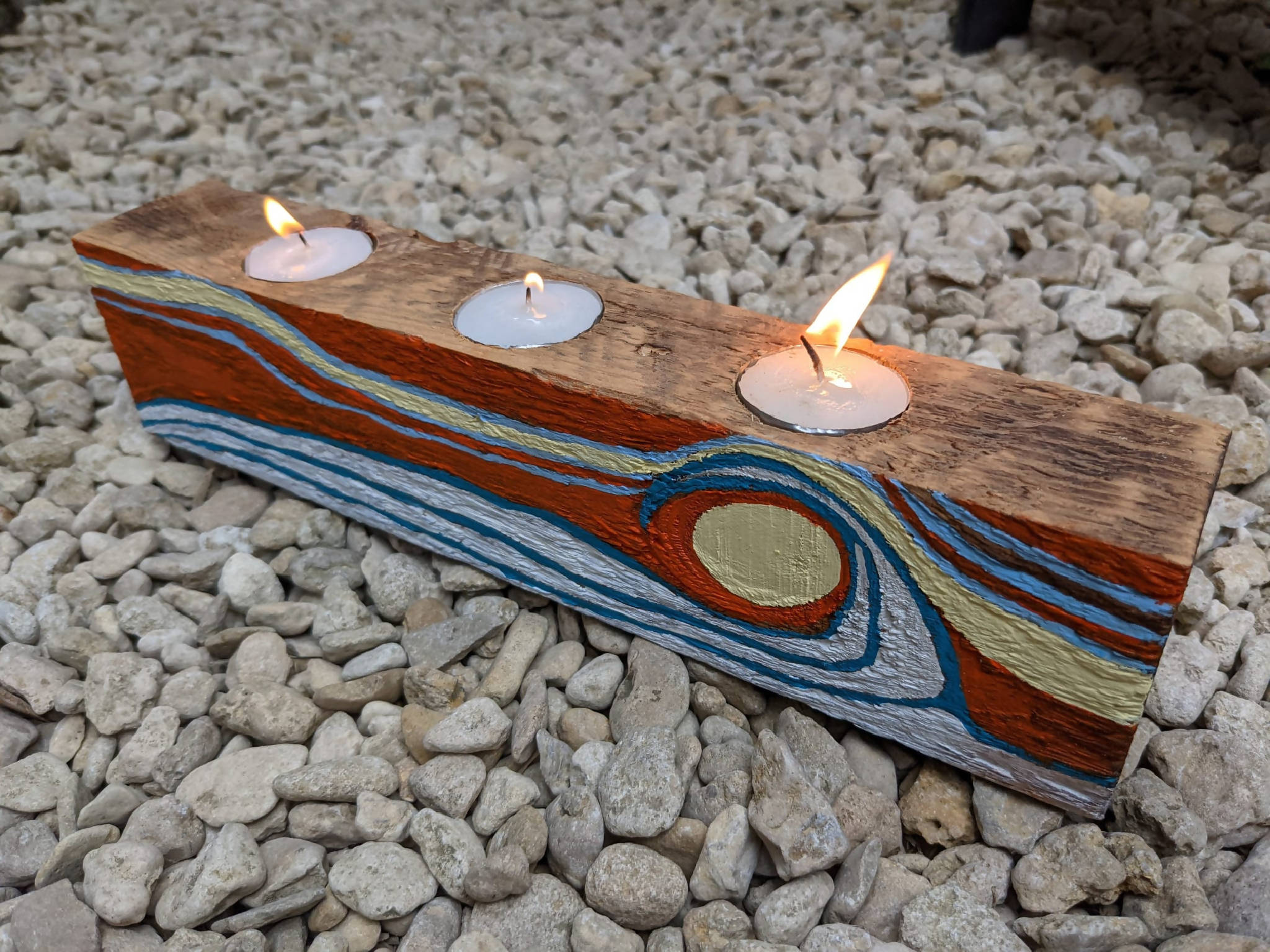 Sea inspired tealight holder