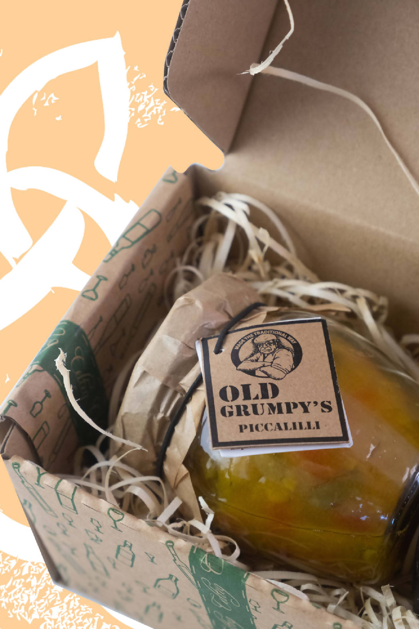 Mead Whisky, Cheese & Piccalilli Gift Box (Slim)