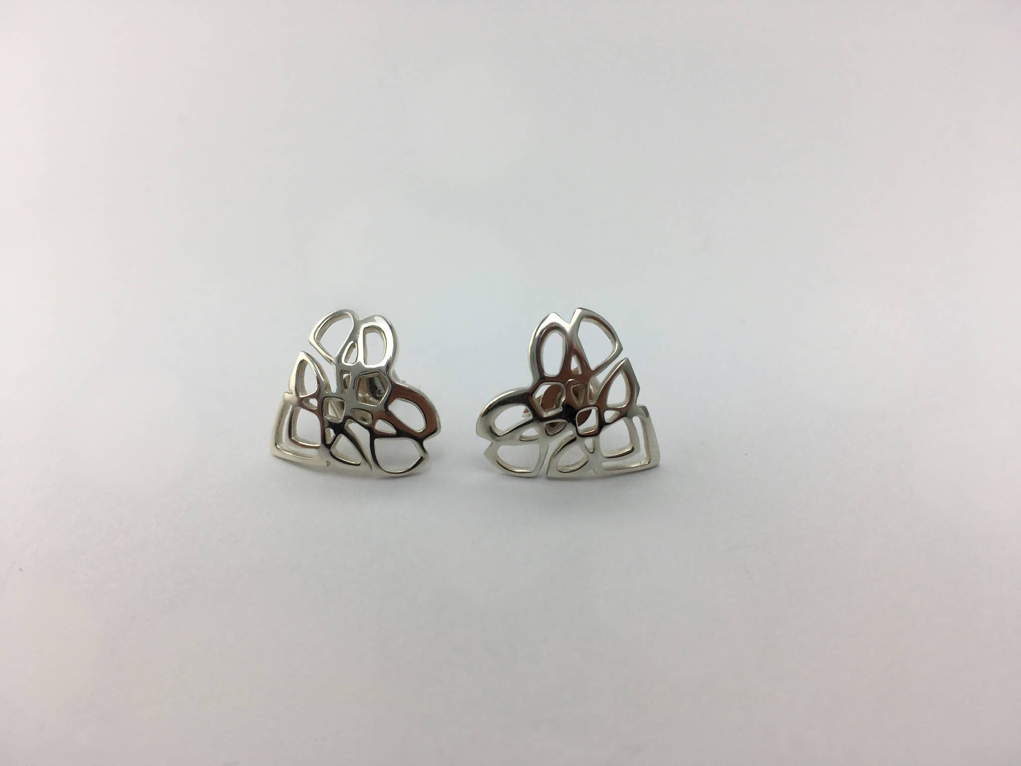 Full Celtic knot stud earrings