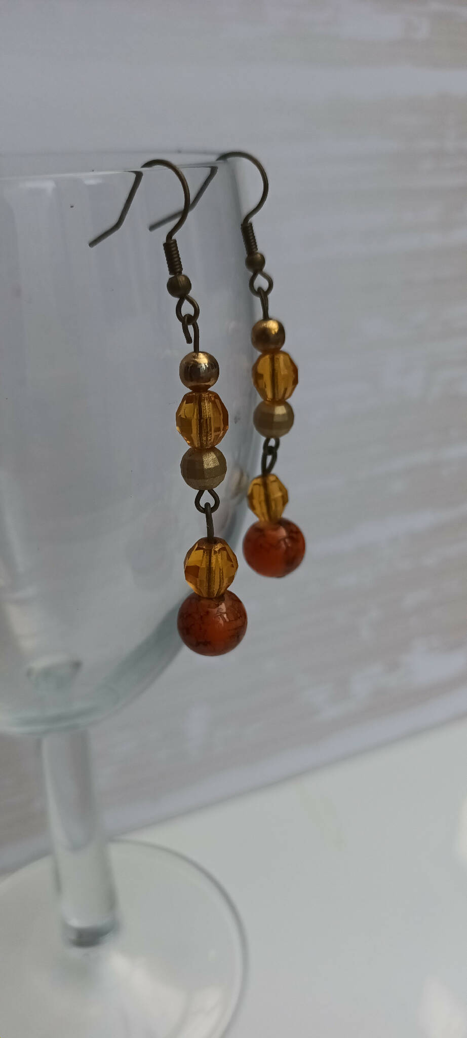 Amber Autumn Earrings