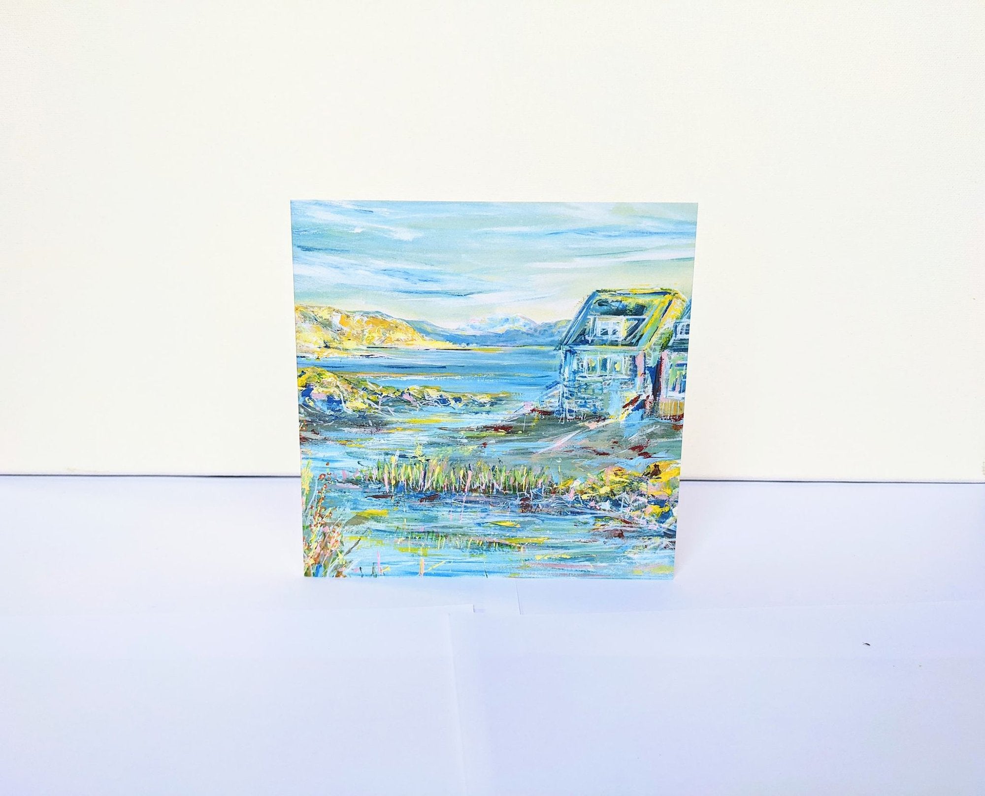 Abersoch Harbour Greetings Card