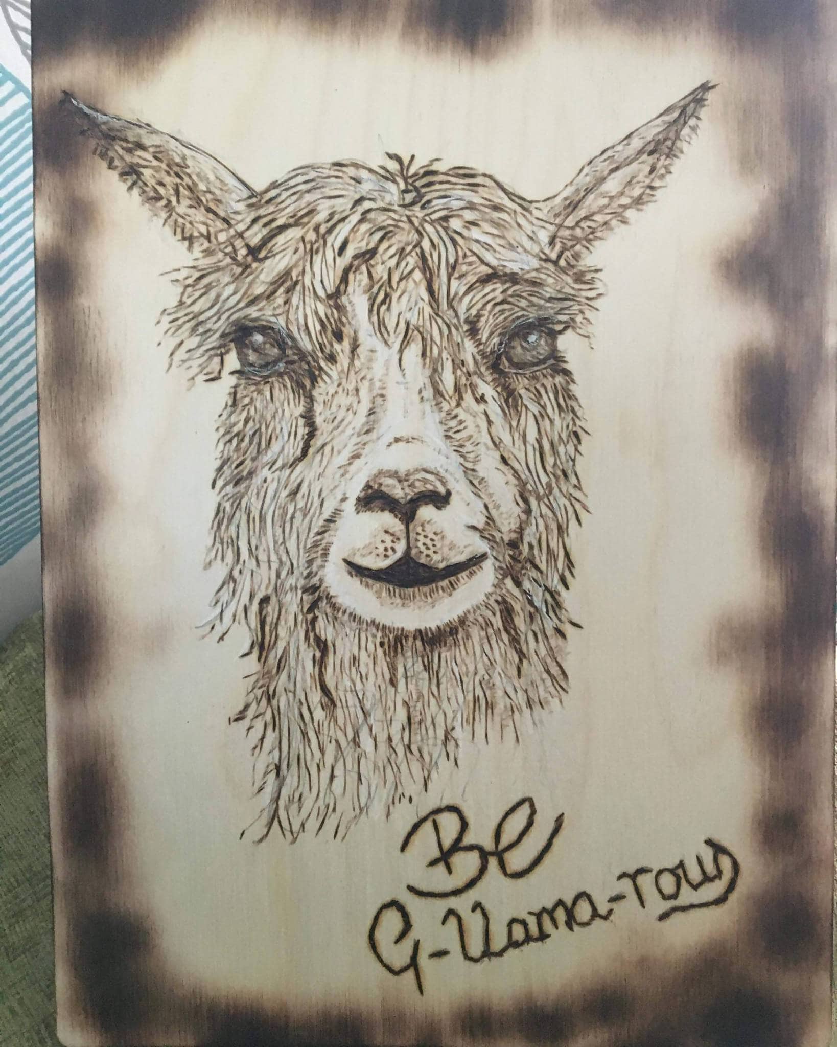 A4 Llama Sign