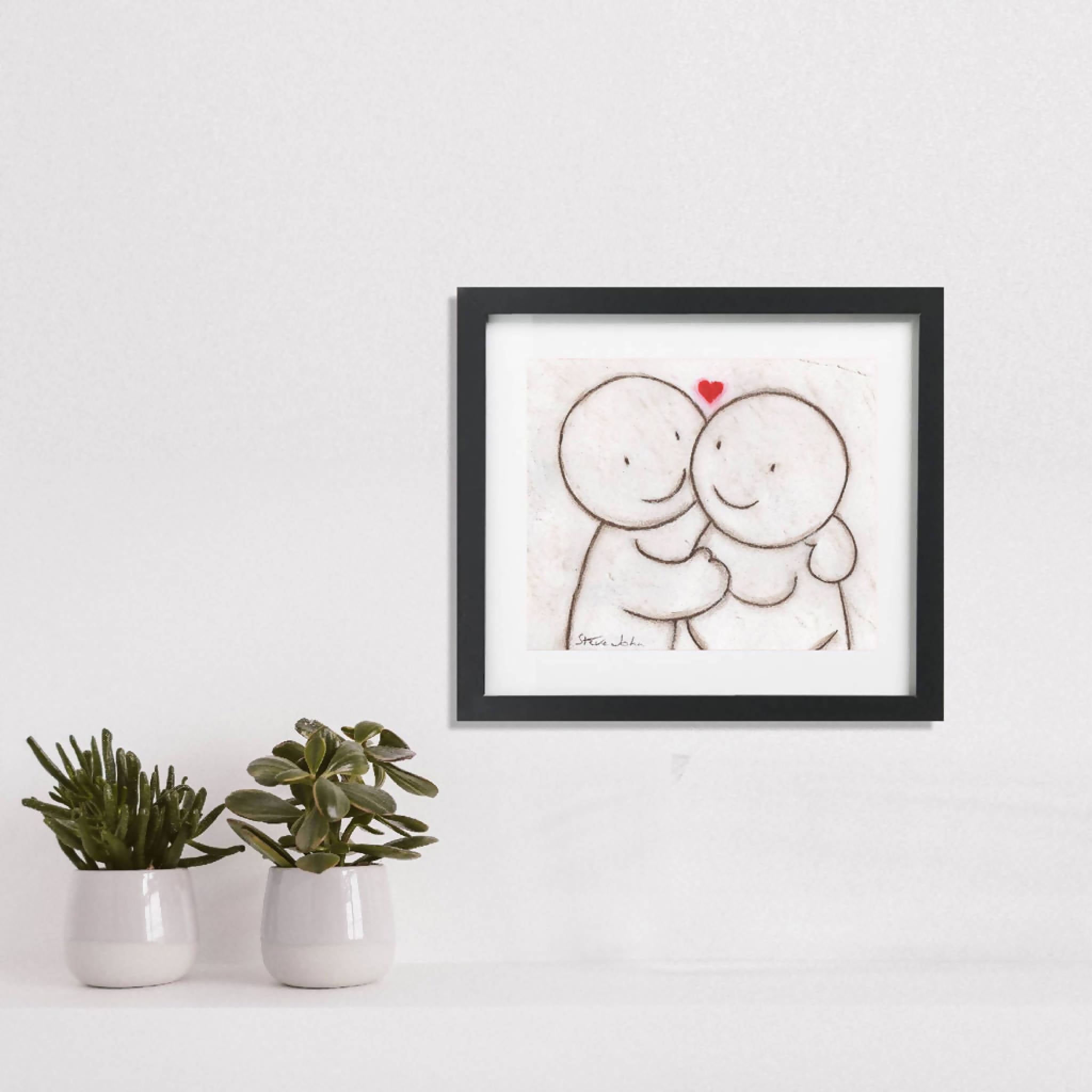 HUGS 2, ORIGINAL ARTWORK, UNFRAMED