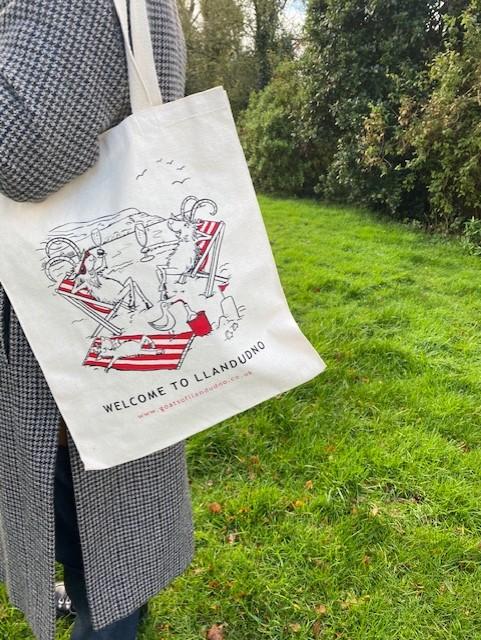 Llandudno Goats Tote Bag