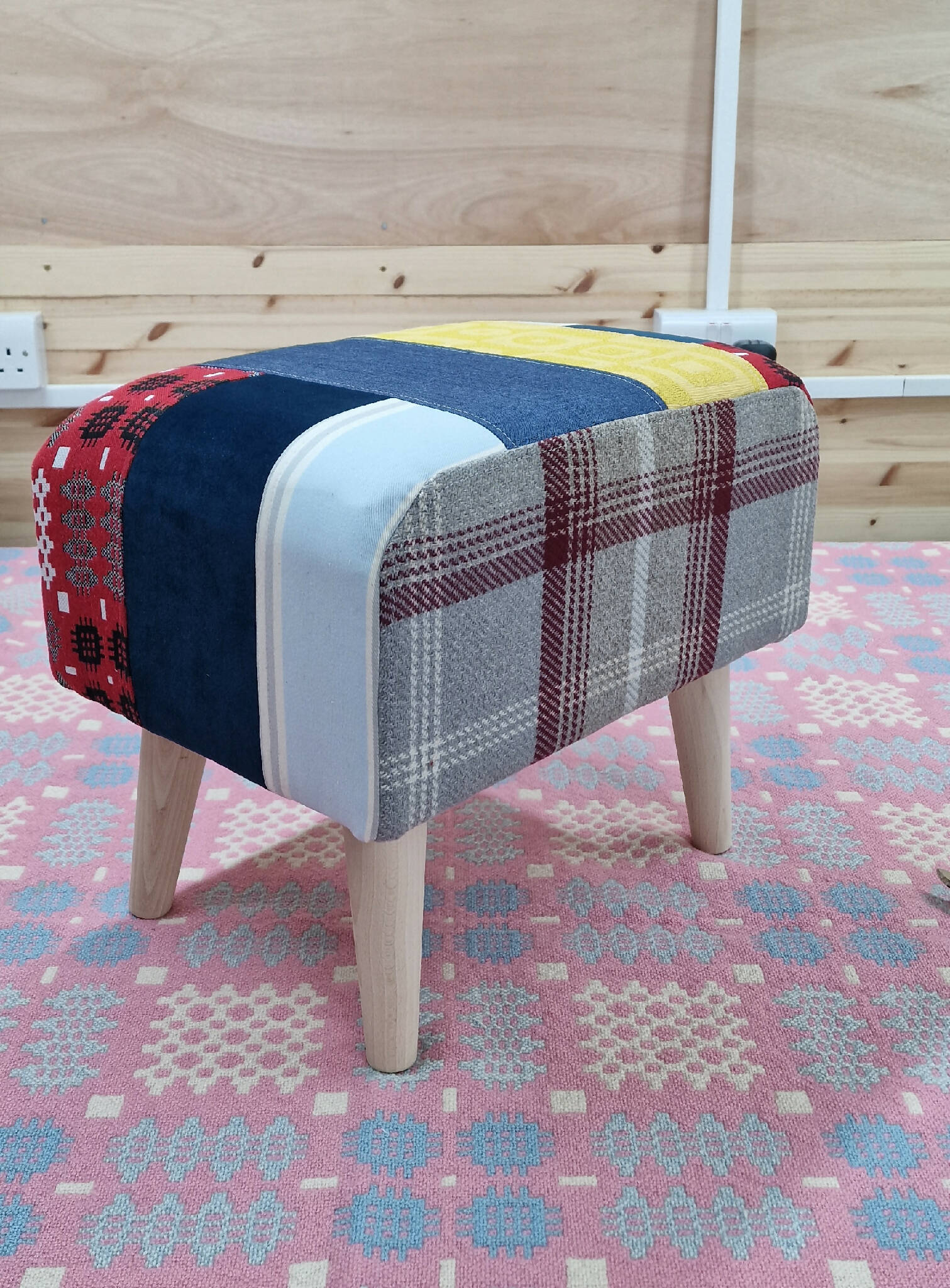 Patchwork stool