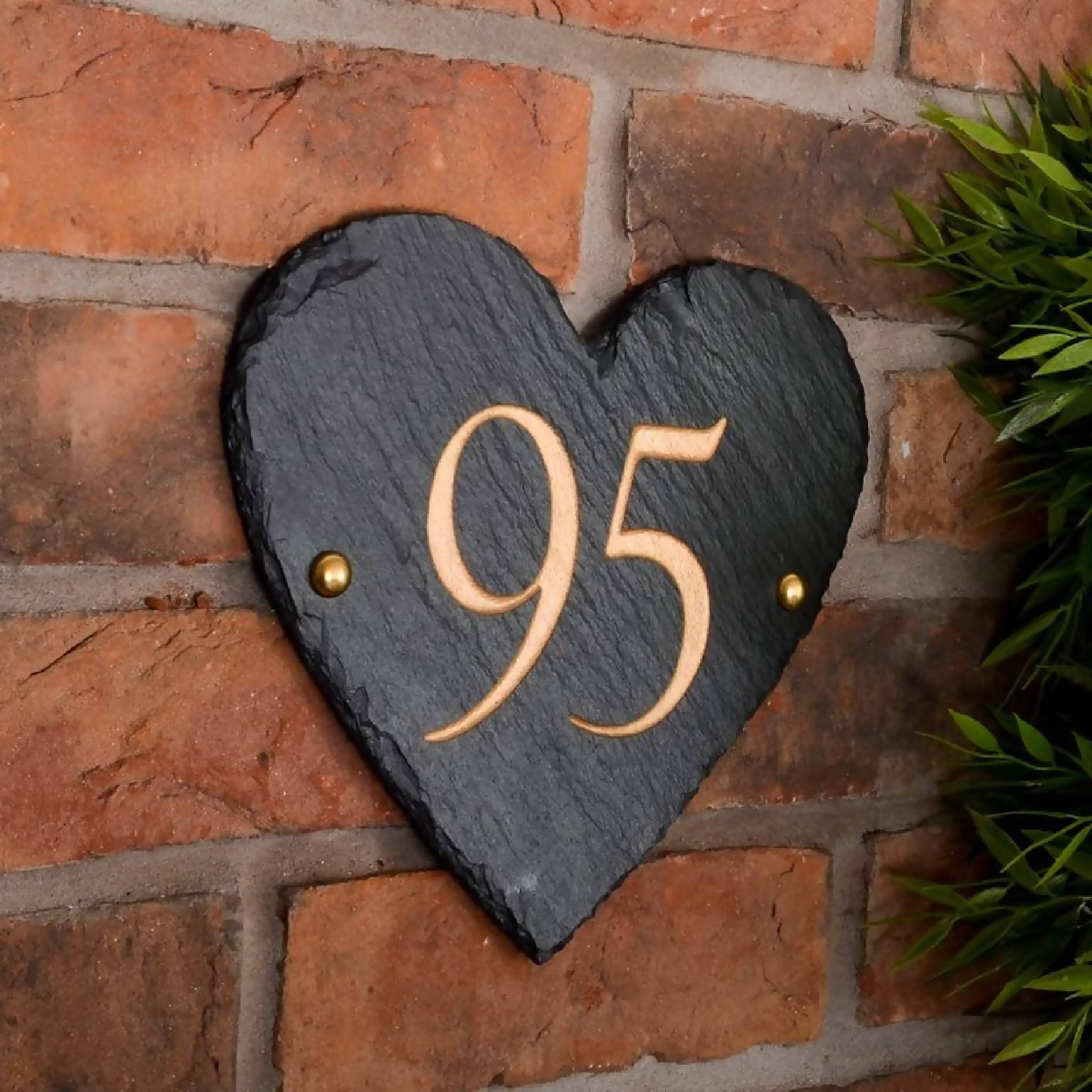 Heart rustic slate