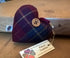 Welsh Tartan Heart Keyrings