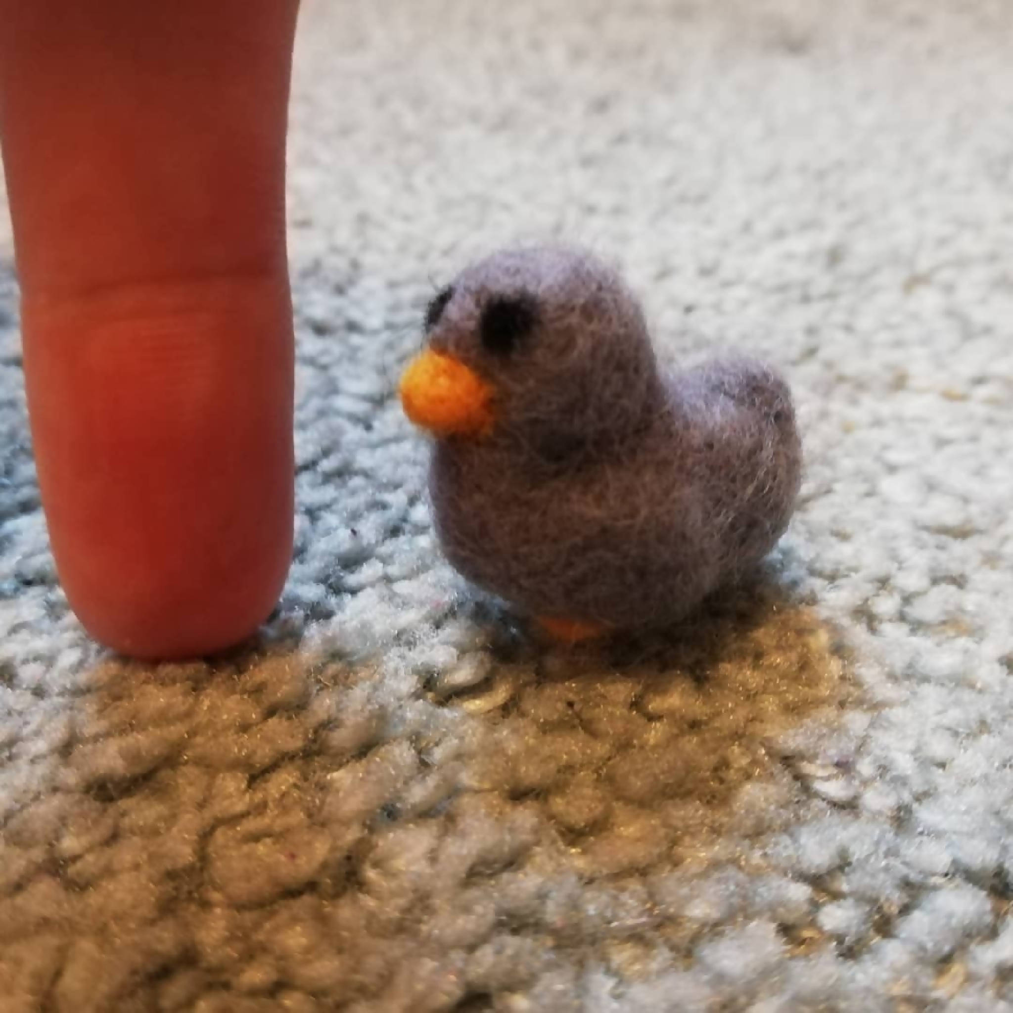 Needle felted lucky ducky