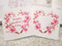 Mother's Day card of watercolour print of a cherry blossom heart