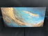 ISTHMUS - Beautiful textured art canvas in shades of jade, blue and gold