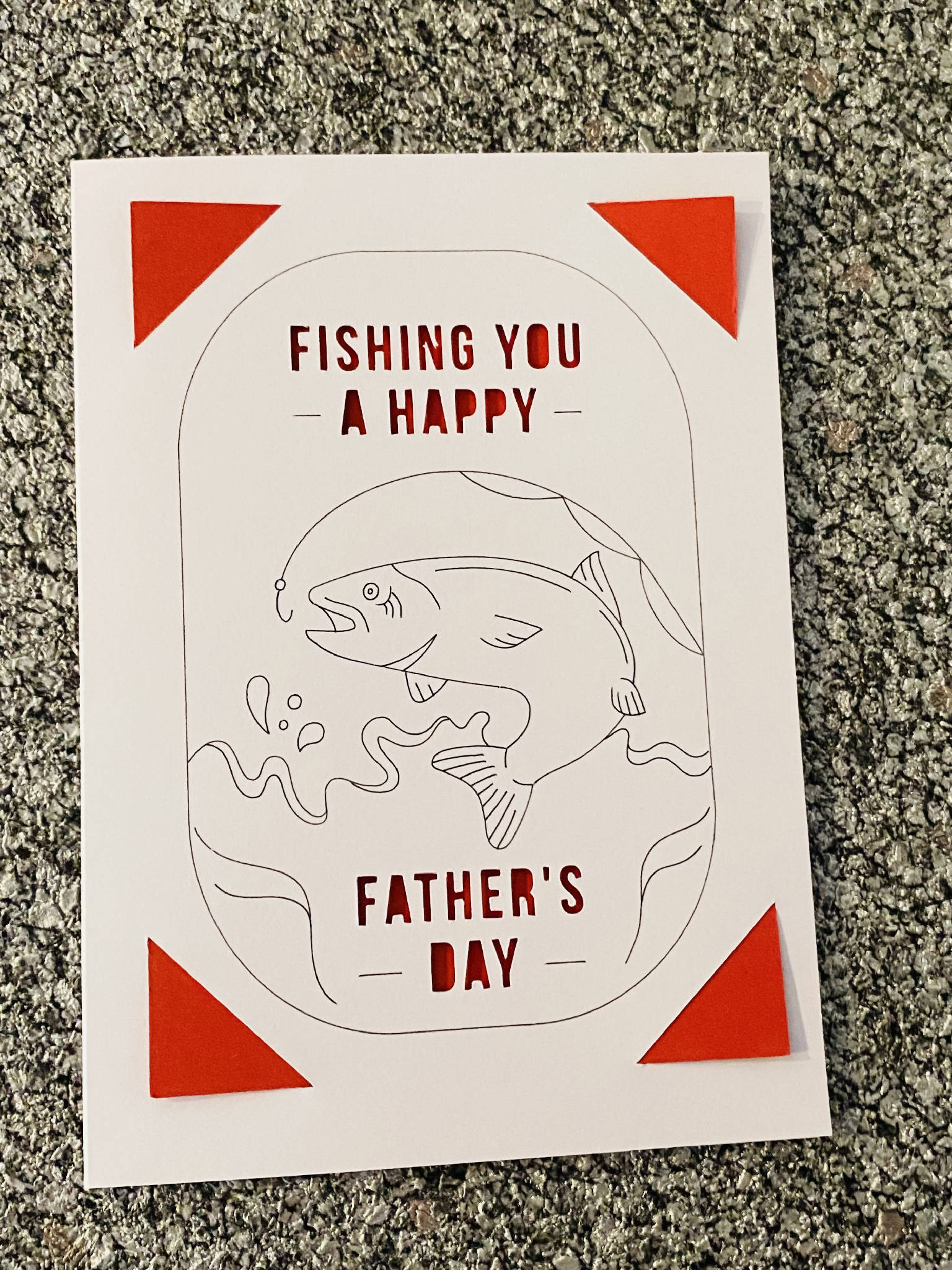 Fishing you a Happy Father’s Day - Red