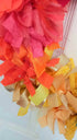 Rag Wreath in Rainbow Colours