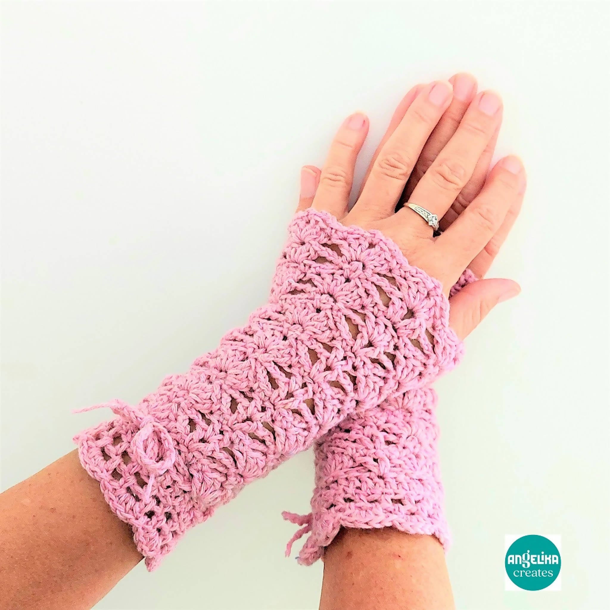 Long Arm Warmers Crochet