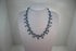 Hematite blue gemstone necklace (220)