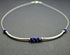 Lapis lazuli and sterling silver necklace