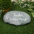 Personalised welsh slate paddle stone memorial