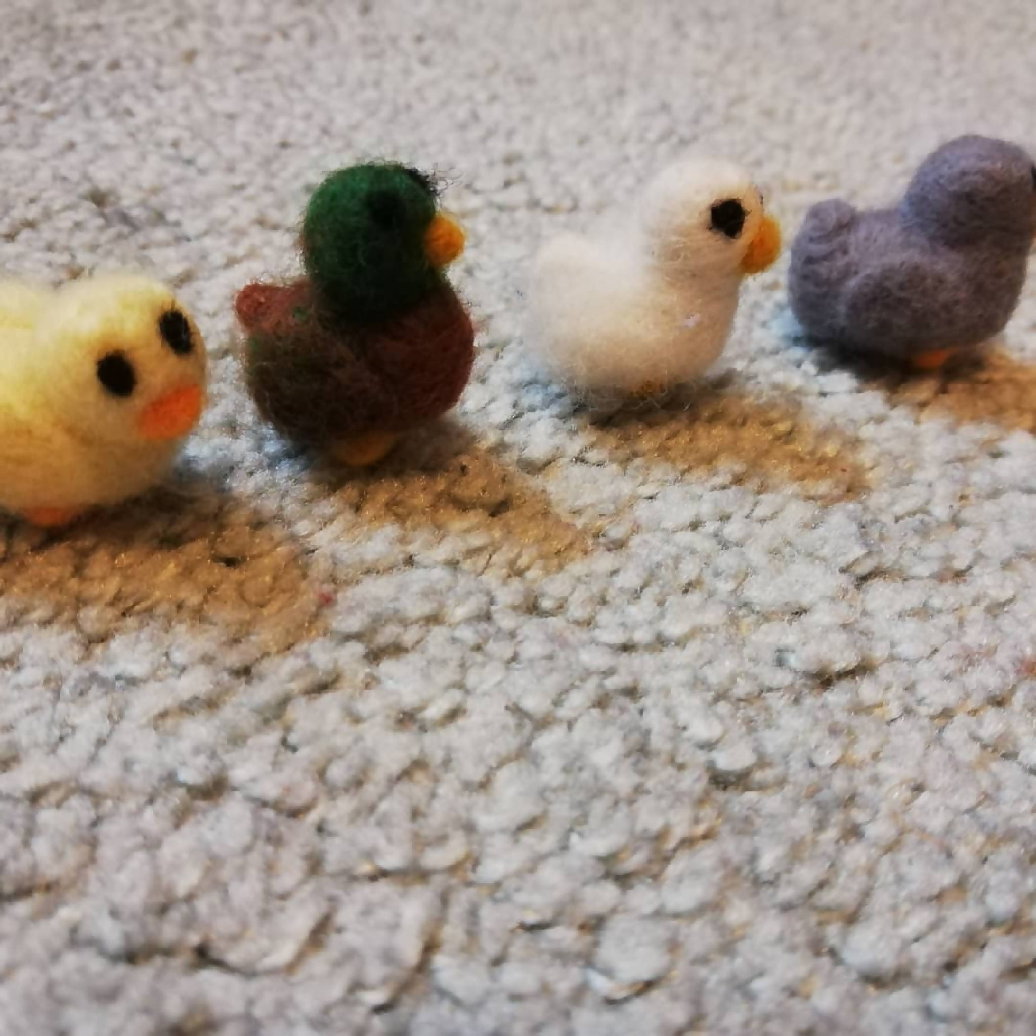 Needle felted lucky ducky