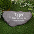 Personalised welsh slate paddle stone memorial