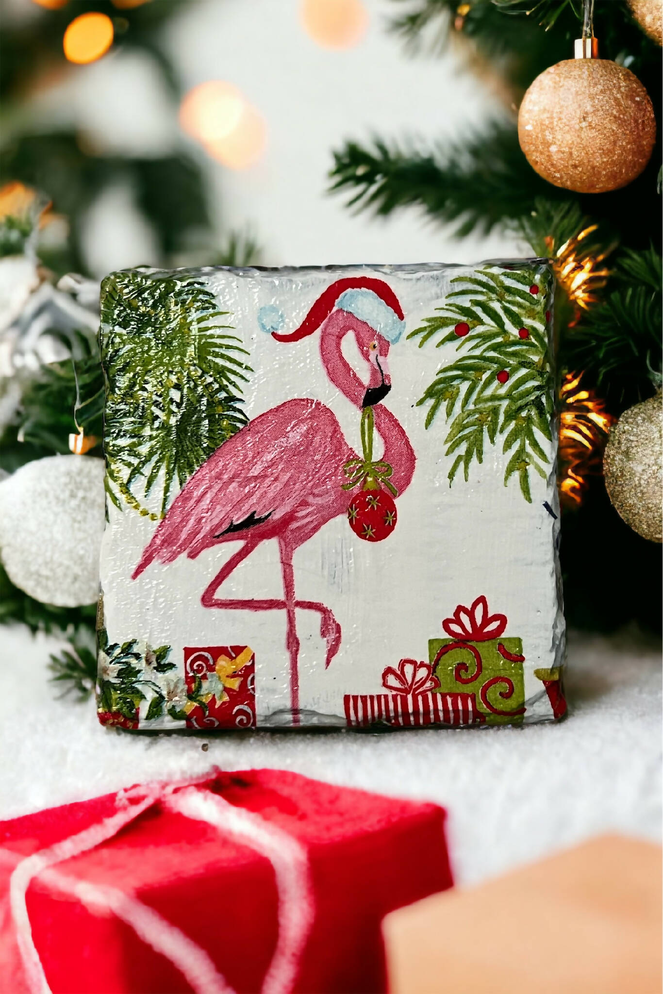 Flamingo coasters