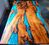 Gower yew resin table