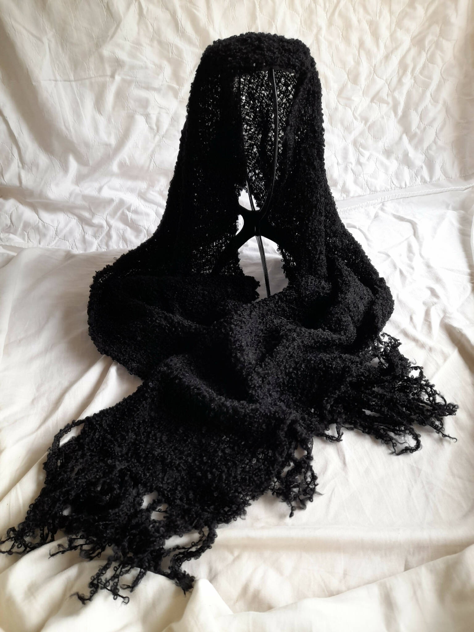 Supper Soft Black Scarf/wrap