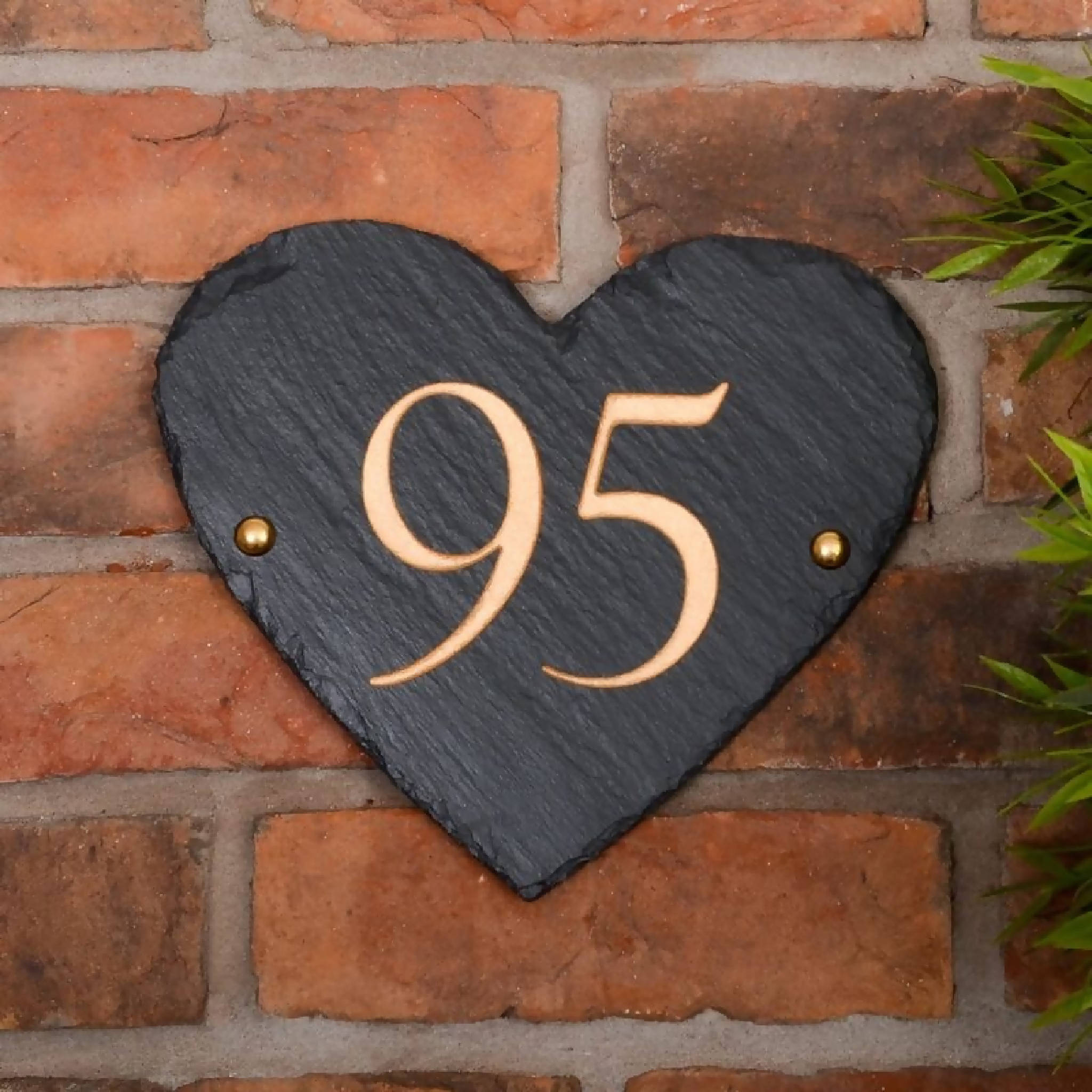 Heart rustic slate