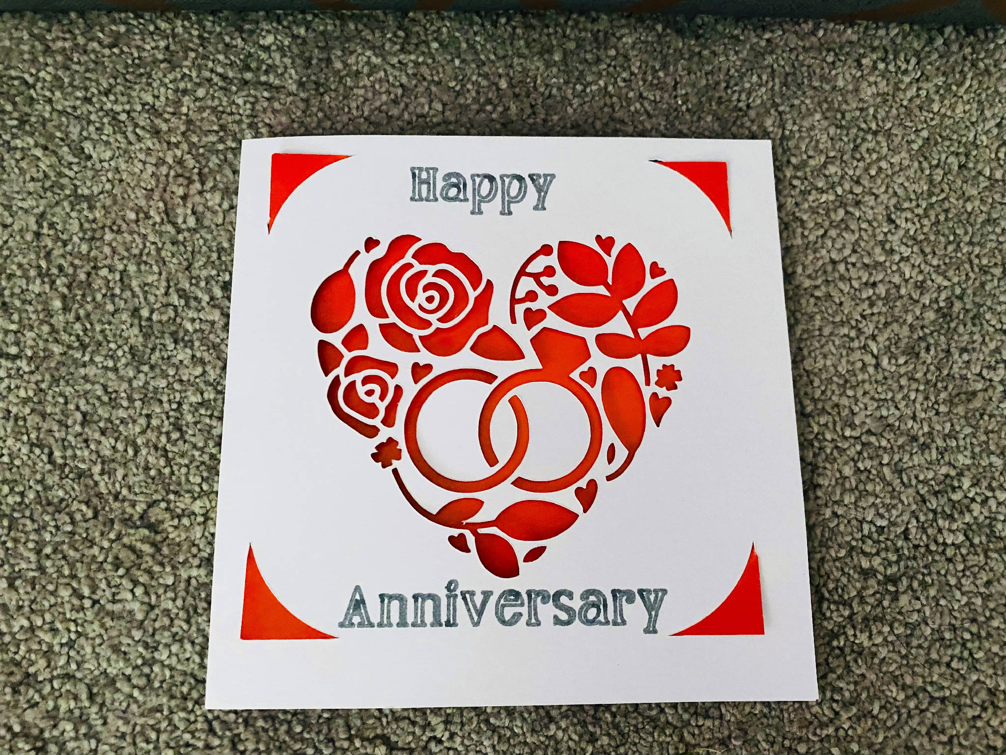 Happy anniversary card