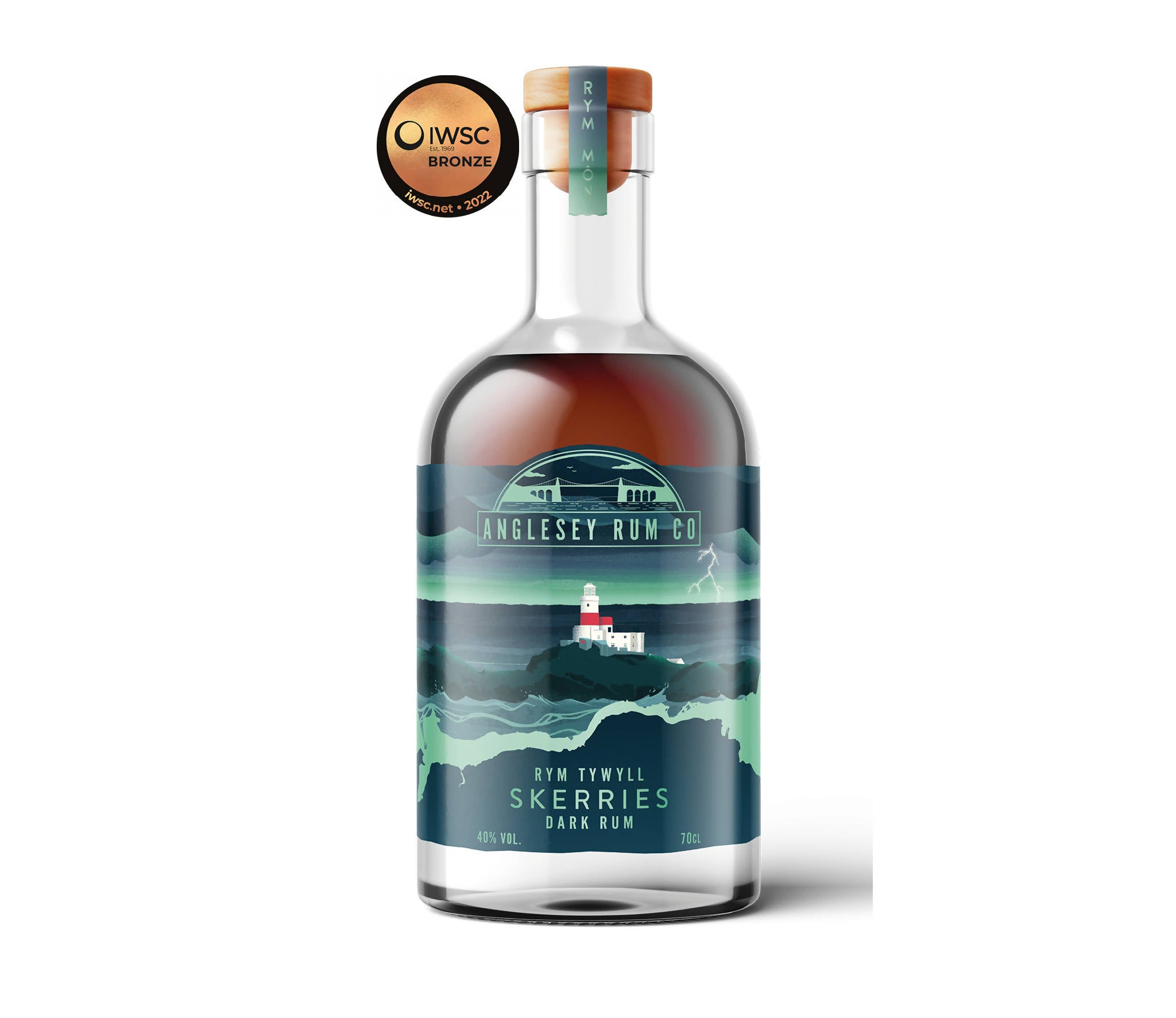 Rym tywyll Skerries Dark Rum 70cl