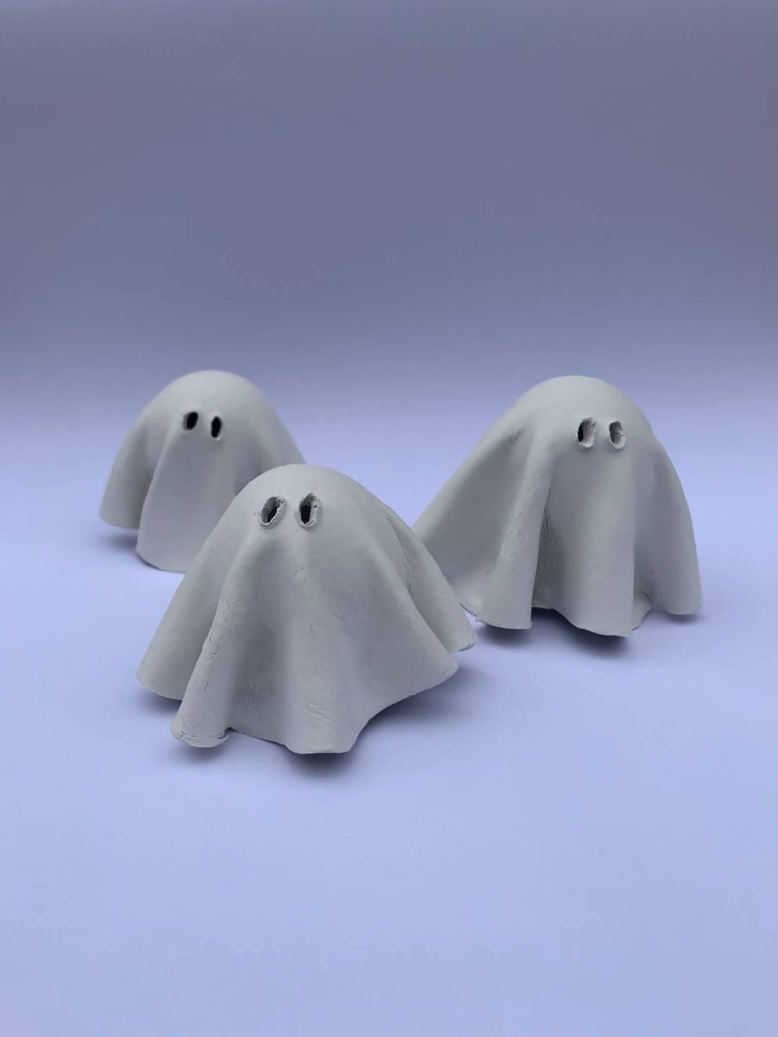 Little Ghostie Halloween battery operated tealight holder Ghost