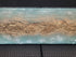 BEACH CHIC - A striking mixed media textured art canvas in weathered turquoise and metallic gold (102x30x4cm)