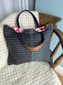 Wool shopper tote bag