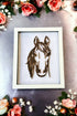 Quilled horse picture